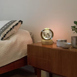 Moon Crystal Ball 3D Moon Lamp Cosmic Orbs Crystal with LED Base Suitable for Home Bedroom Office